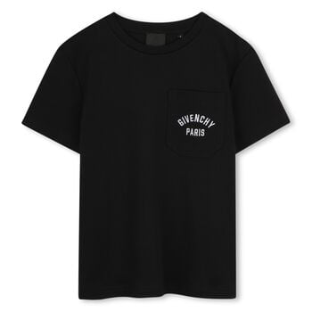Boys Black Logo T-Shirt