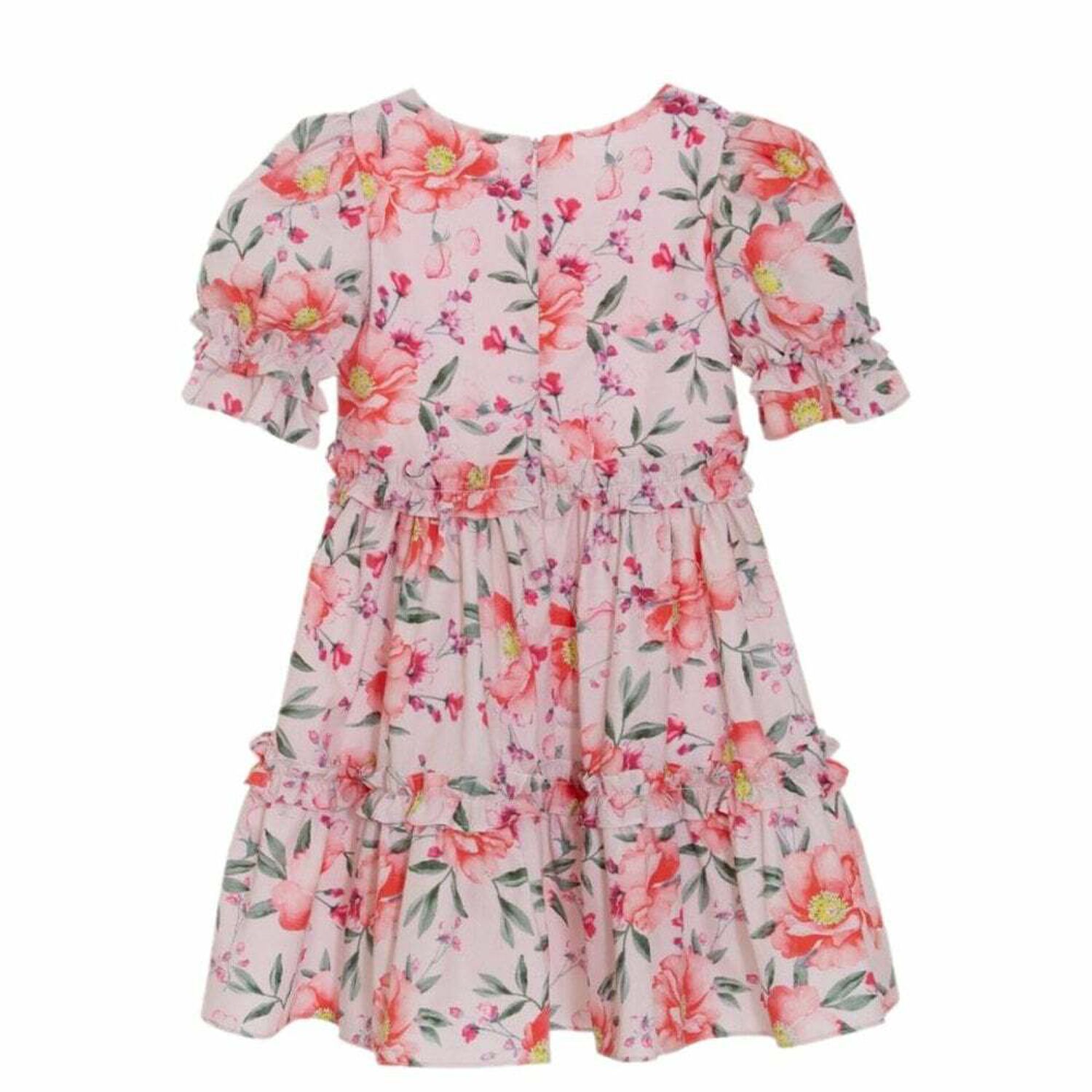Girls Pink Floral Dress, 1, hi-res image number null