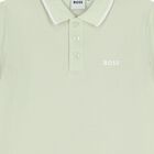 قميص اطفال بولو بالشعار باللون الاخضر للاولاد, 5, hi-res