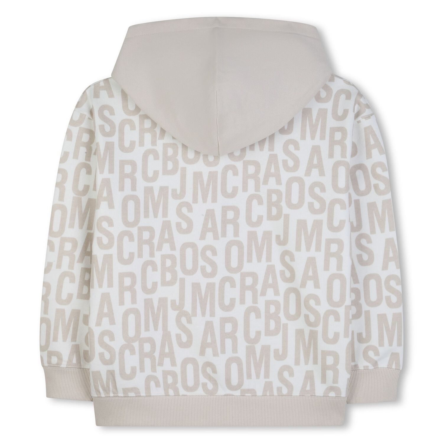 تيشيرت بشعار للأولاد باللونين أبيض وبيج, 1, hi-res