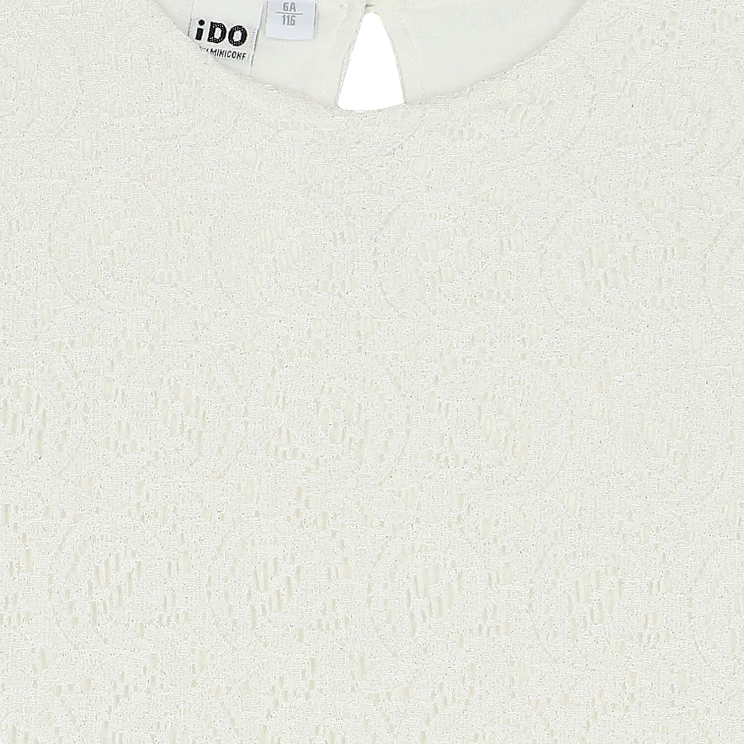 Girls Ivory & Gold Lace Top, 1, hi-res image number null
