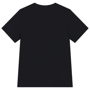 Boys Black Logo Dri-Fit T-Shirt