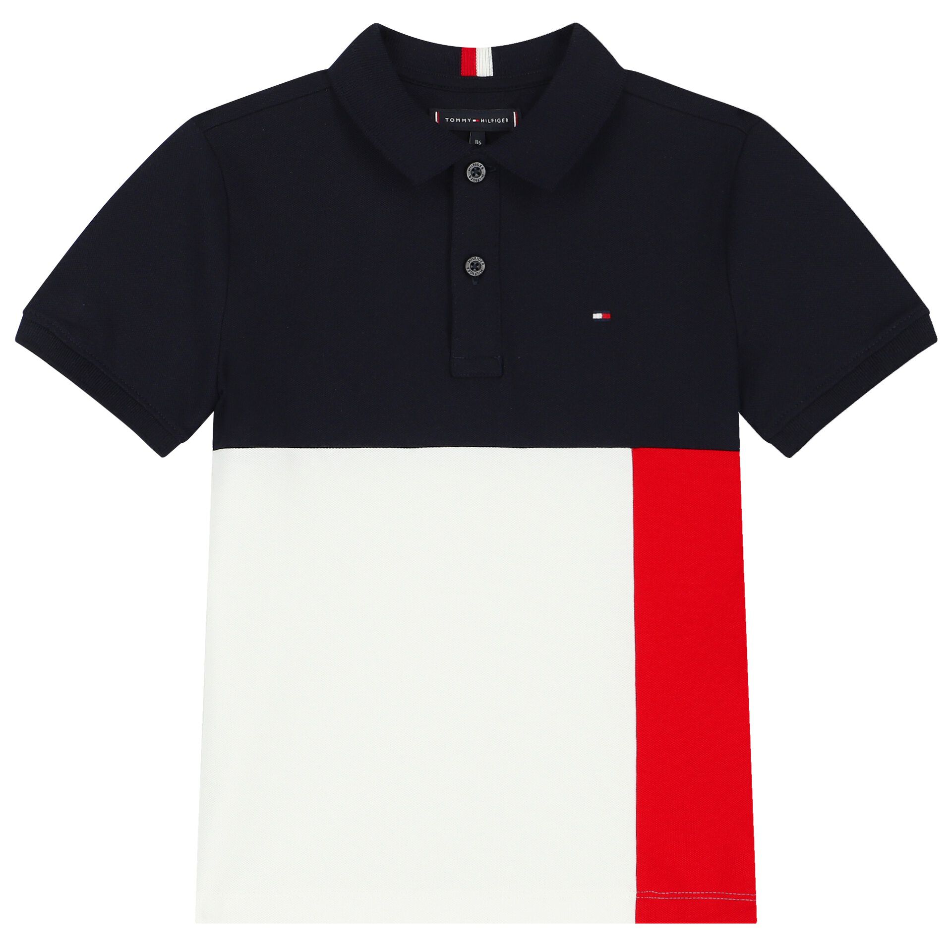 Navy blue tommy hilfiger shirt sale