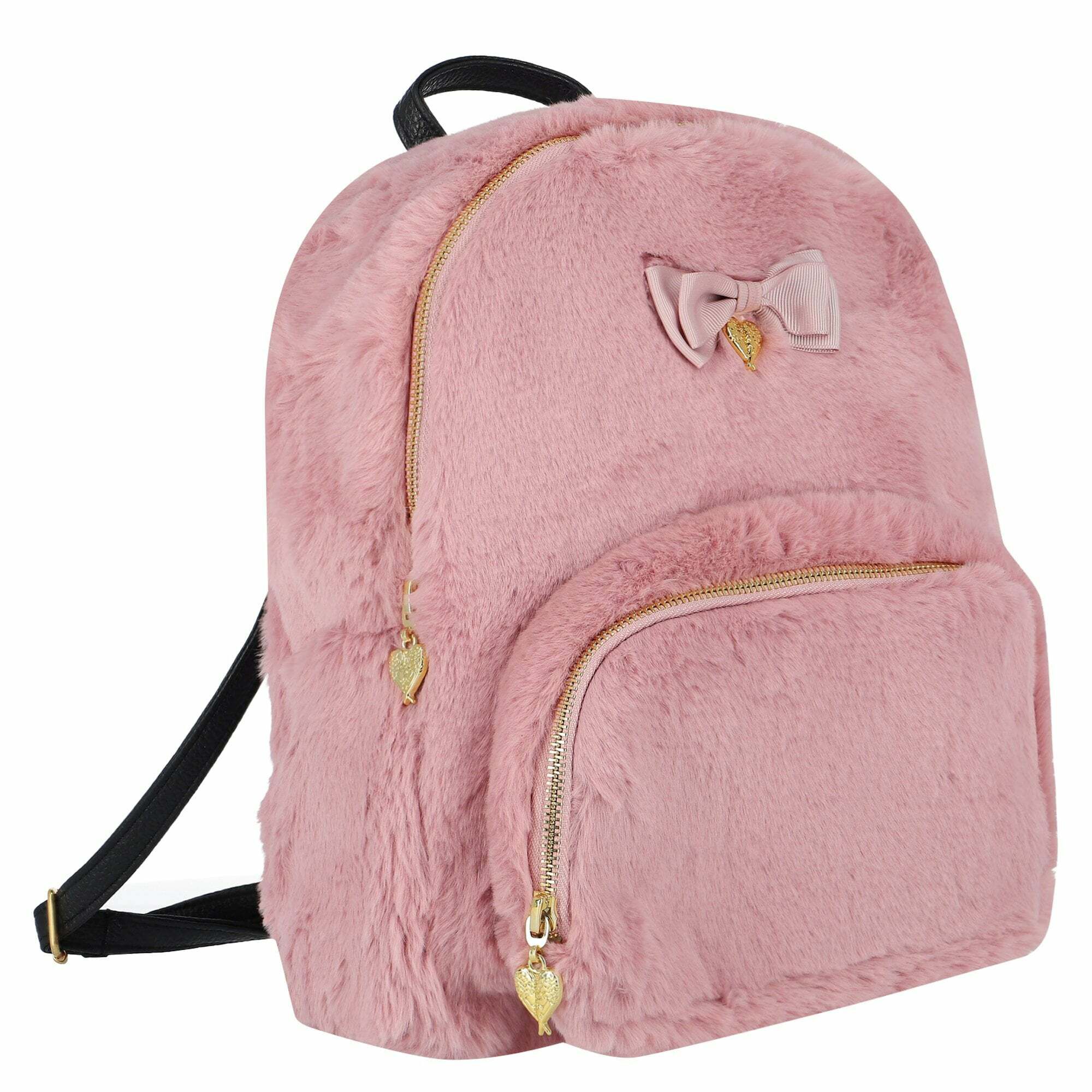 Pink outlet furry backpack