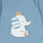 Baby Boys Blue Elephant Babygrow Gift Set, 2, hi-res