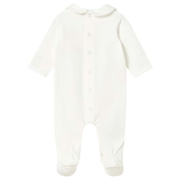 White Teddy Bear Babygrow