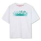 Boys White Logo T-Shirt, 2, hi-res