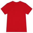 Boys Red Logo T-Shirt, 1, hi-res