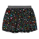 Girls Black Stars Skirt, 1, hi-res