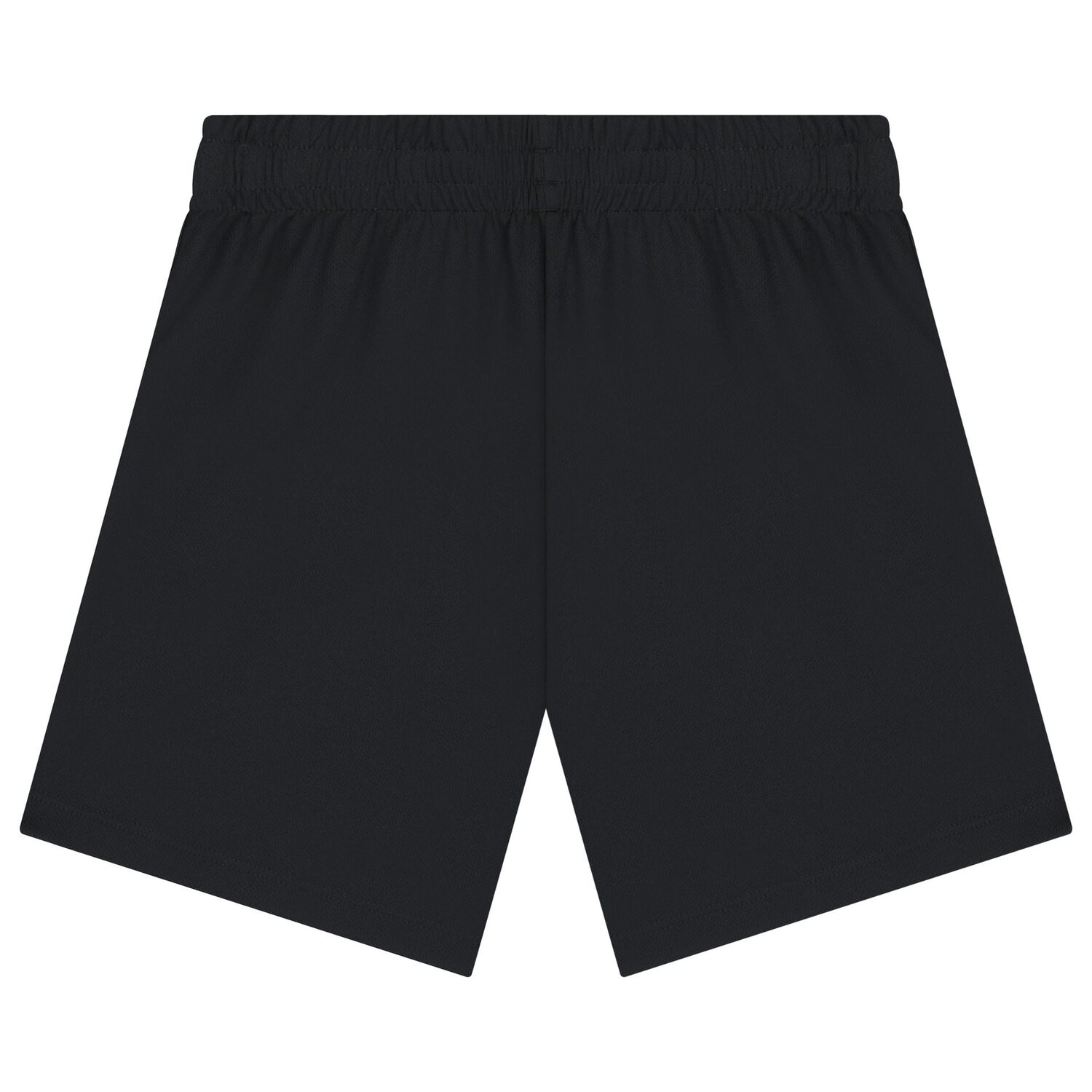 Boys Black Logo Shorts, 1, hi-res