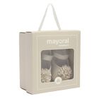 Baby Girls Ivory Pre Walker Shoes, 4, hi-res