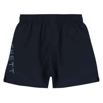 Boys Navy Logo Swim Shorts