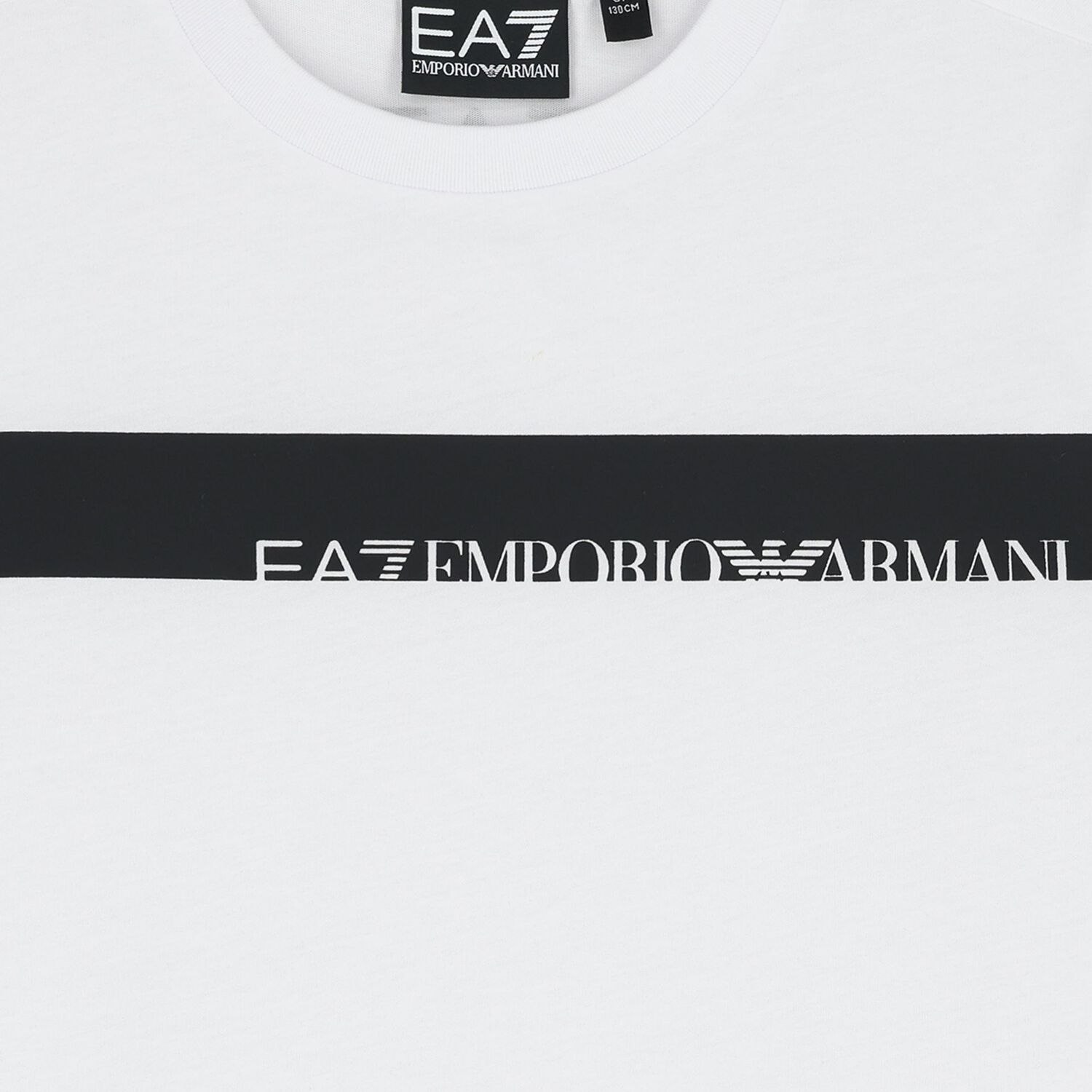 Boys White & Black Logo T-Shirt, 1, hi-res