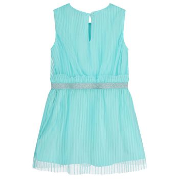 Girls Turquoise Tulle Dress
