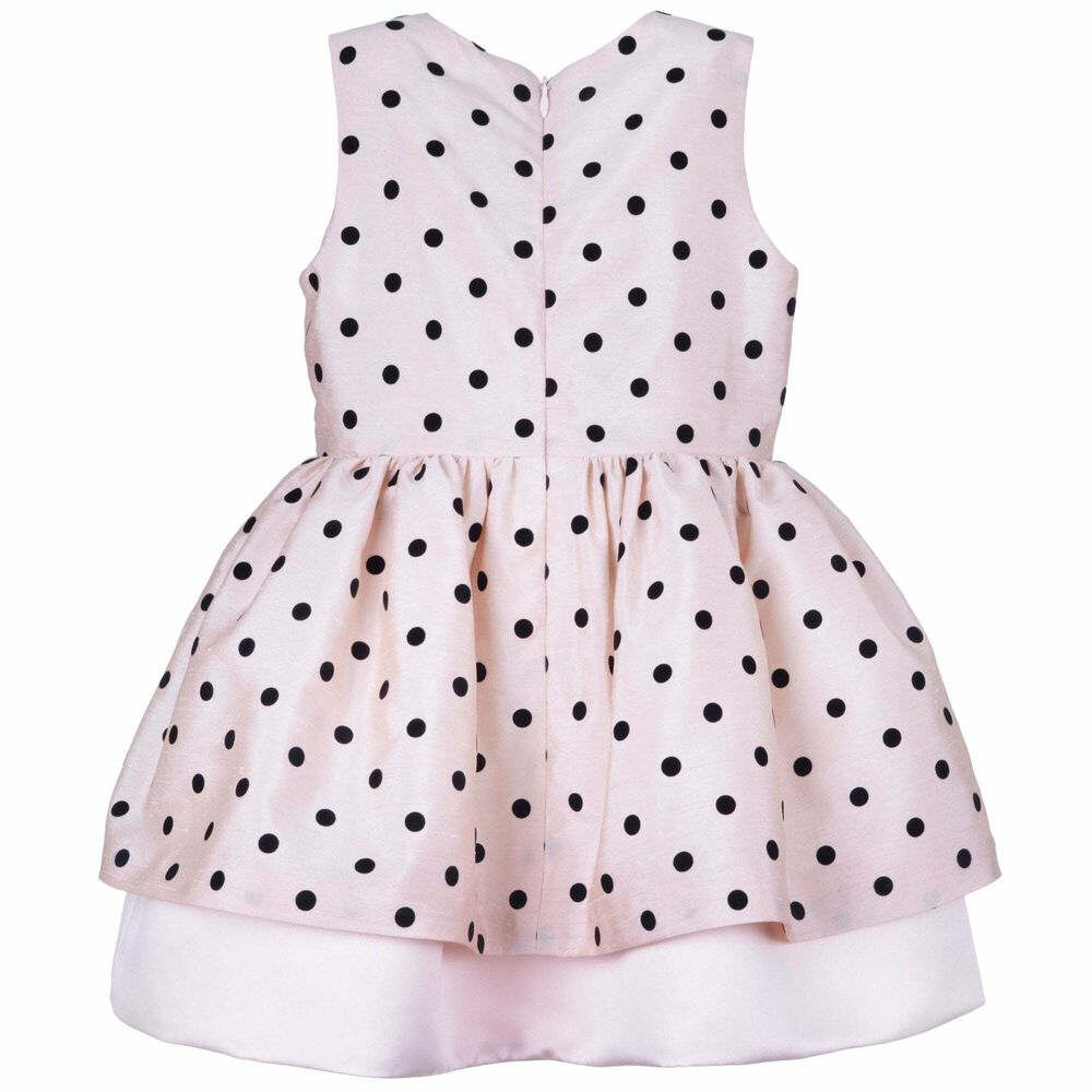 Robe De Soirée Fille Oscar De La Renta - Soie Rose, Taille 6 - Sans Manches, Longueur Genou - Neuf Avec Étiquette (NWT)