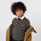 Boys Black Logo Sweatshirt, 1, hi-res