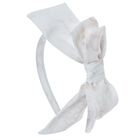 طوق شعر للبنات باللون العاجي, 1, hi-res