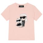 Girls Pink Ikonik T-Shirt, 2, hi-res