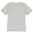 Boys Grey Logo T-Shirt, 4, hi-res