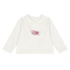 Younger Girls Ivory & Pink Shorts Set, 1, hi-res