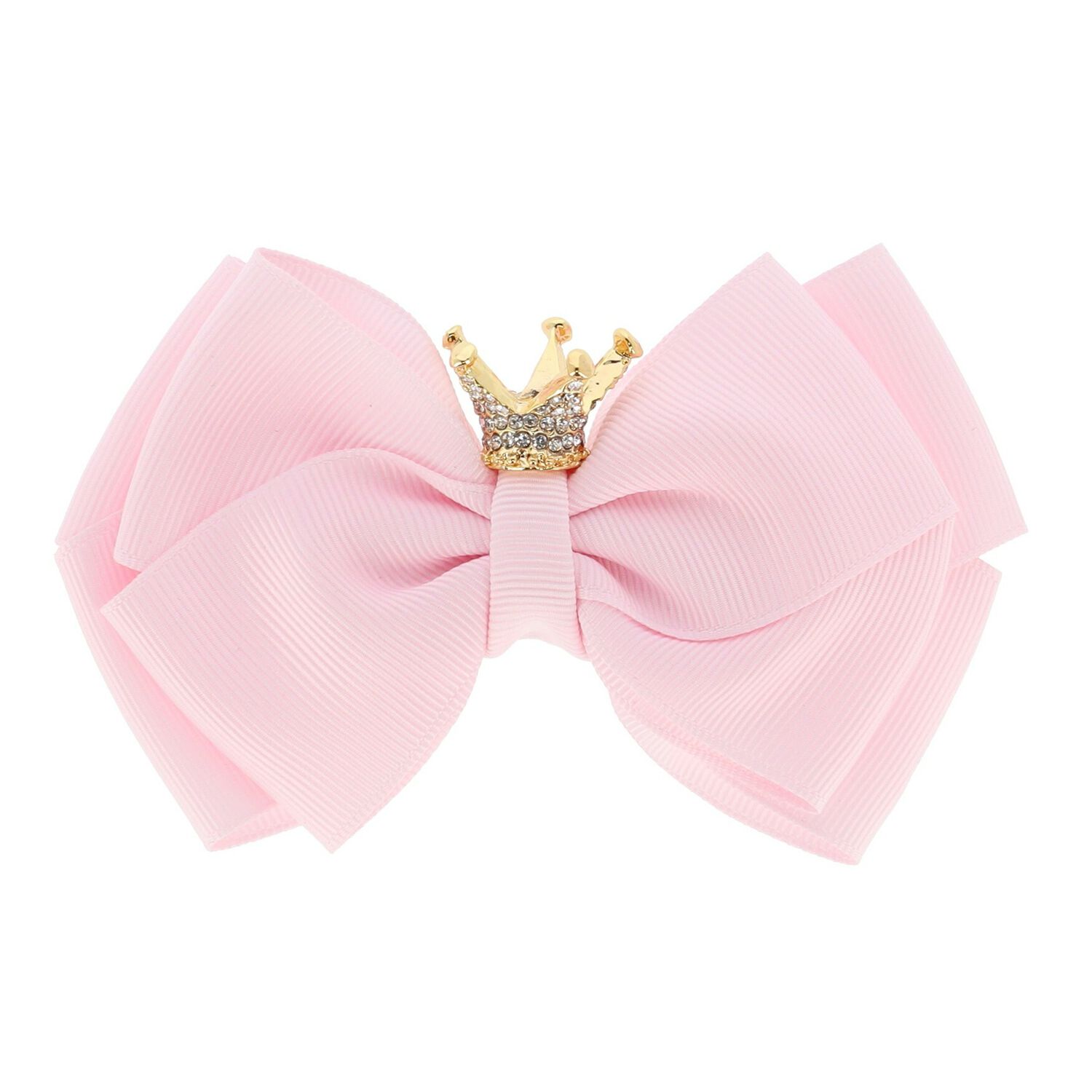 Girls Pink Bow Hairclip, 8, hi-res image number null