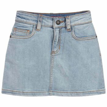 Girls Blue Denim Skirt