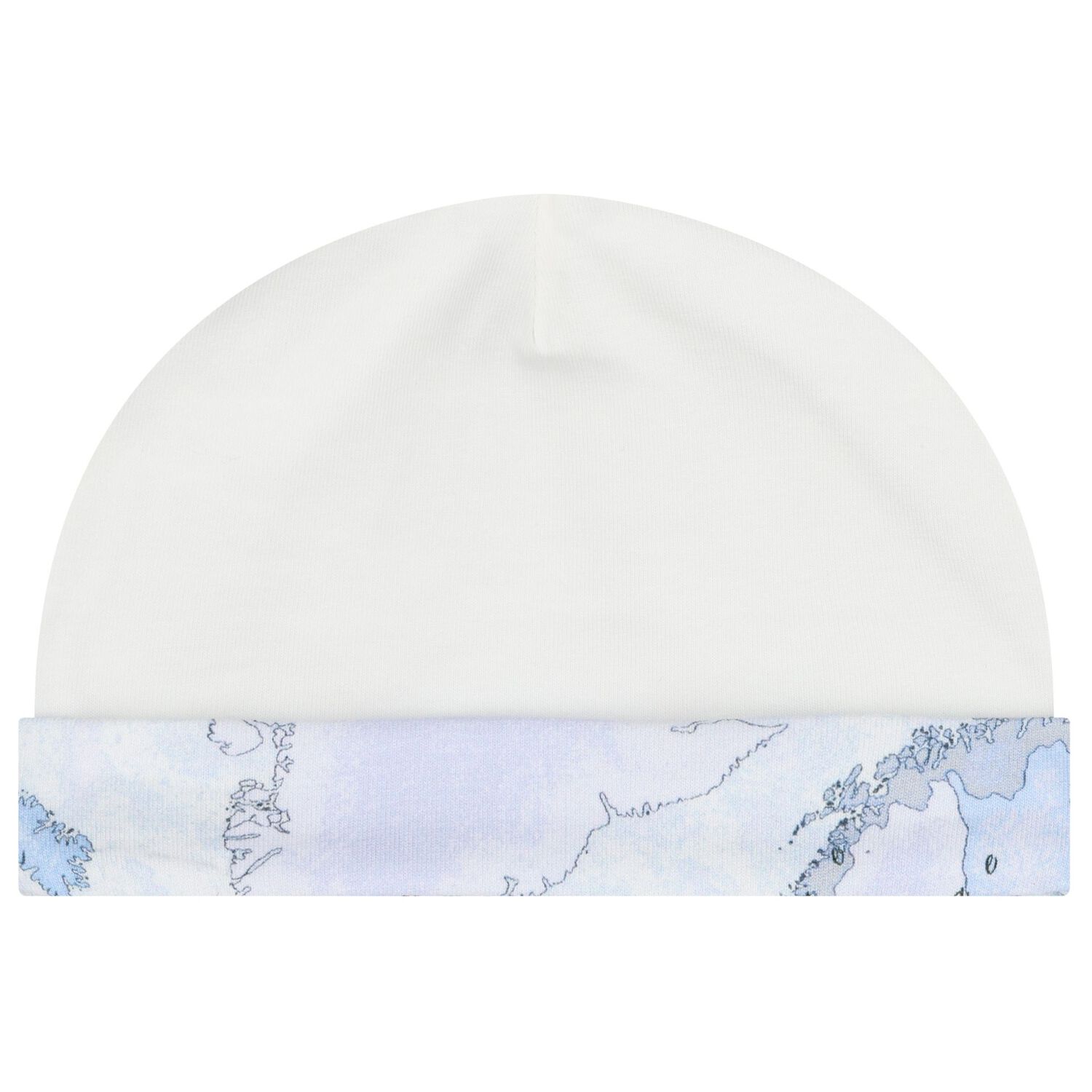 Baby Boys Ivory & Blue Geo Map Babygrow Gift Set, 1, hi-res image number null
