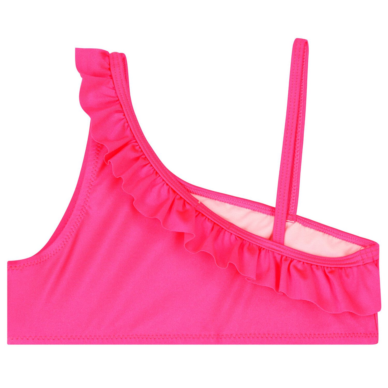 Girls Pink Frill Bikini, 1, hi-res image number null