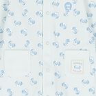 Baby Boys Blue Teddy Bear Logo Babygrow, 2, hi-res