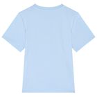 Boys Blue Logo Shorts Set, 1, hi-res