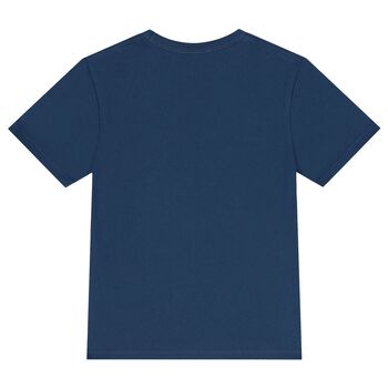 Boys Navy Blue Logo T-Shirt