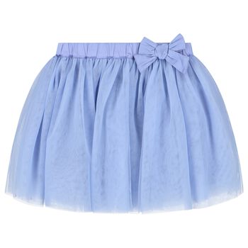 Girls Blue Tulle Skirt