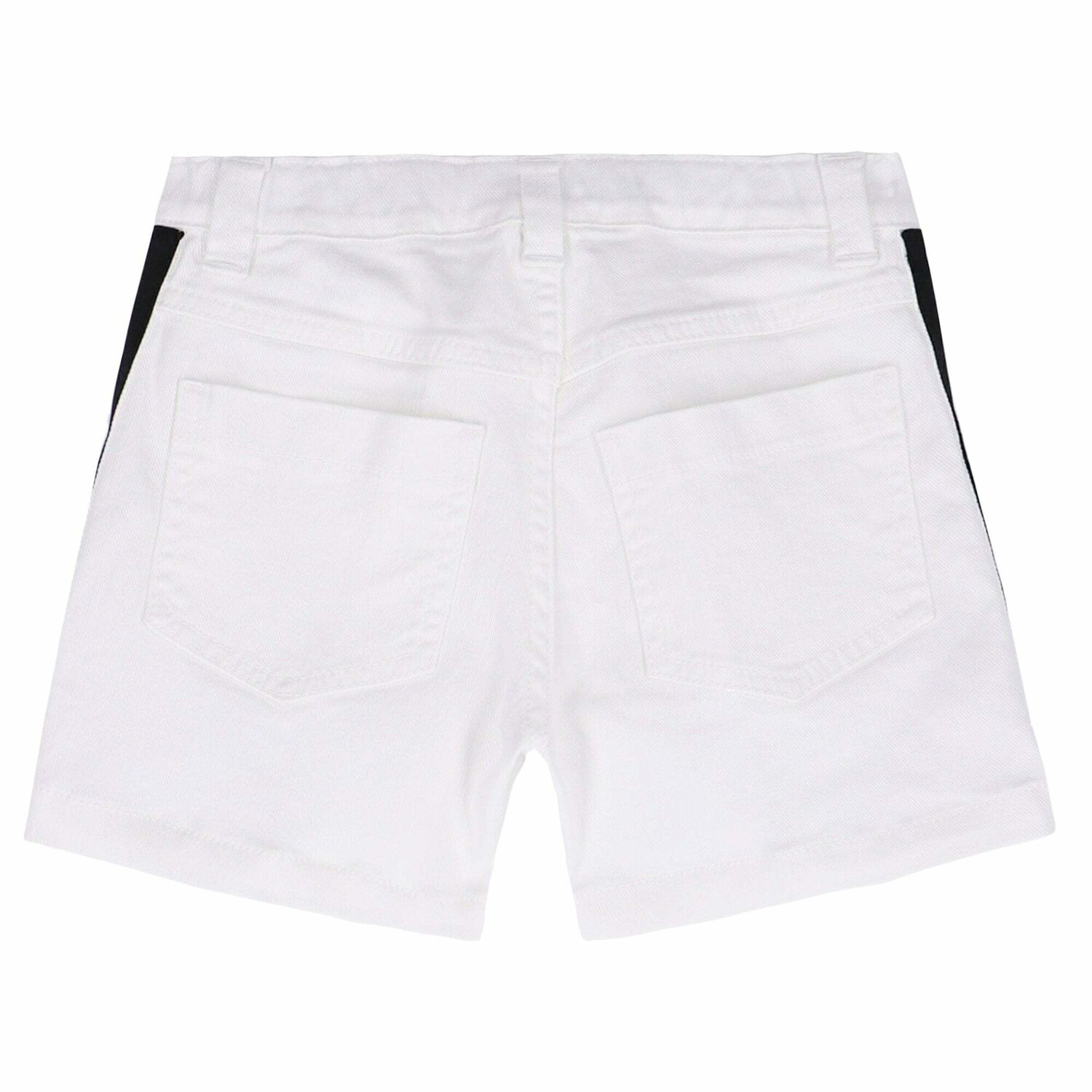 Girls White Logo Shorts, 1, hi-res image number null