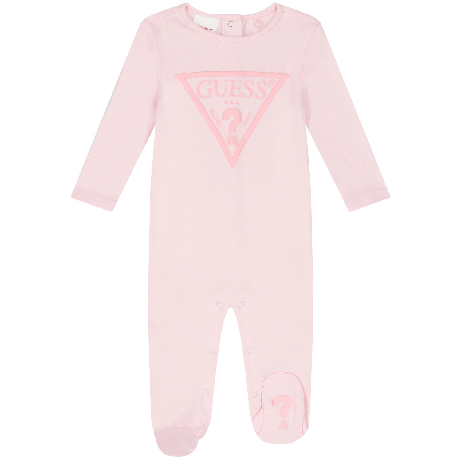 أفرول بنات بالشعار باللون الوردي, 2, hi-res