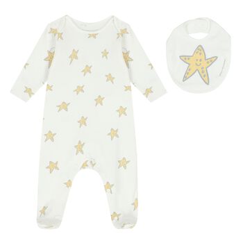 Ivory Star Babygrow Gift Set