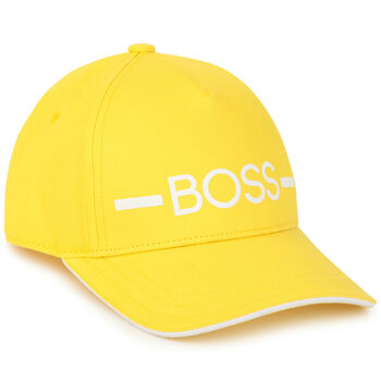 Boys Yellow Logo Cap