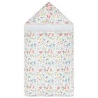 Baby Girls White Floral Baby Nest, 1, hi-res