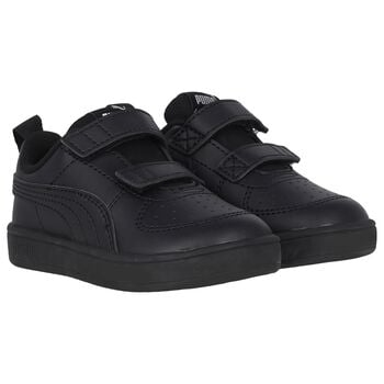 Younger Black Logo Rickie V Inf Trainers