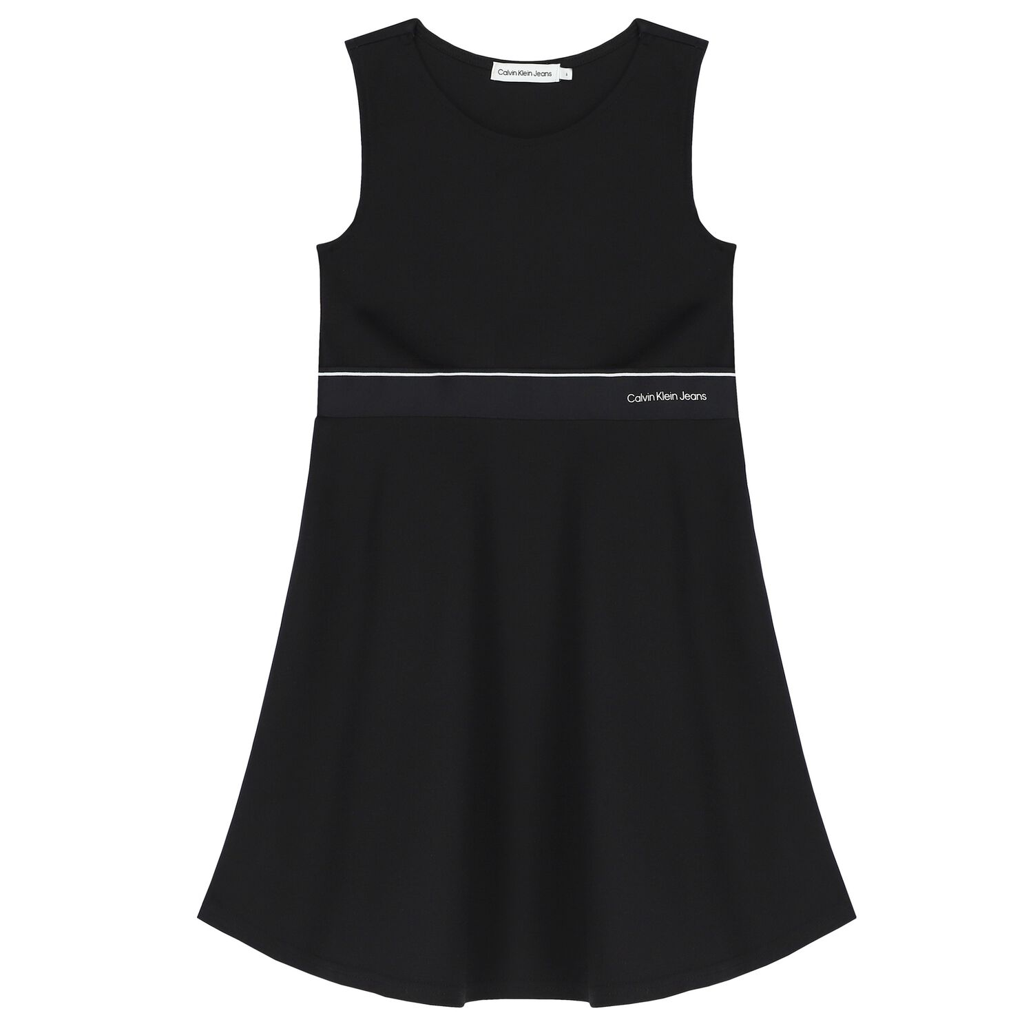 Calvin Klein Girls Black Logo Dress | Junior Couture USA