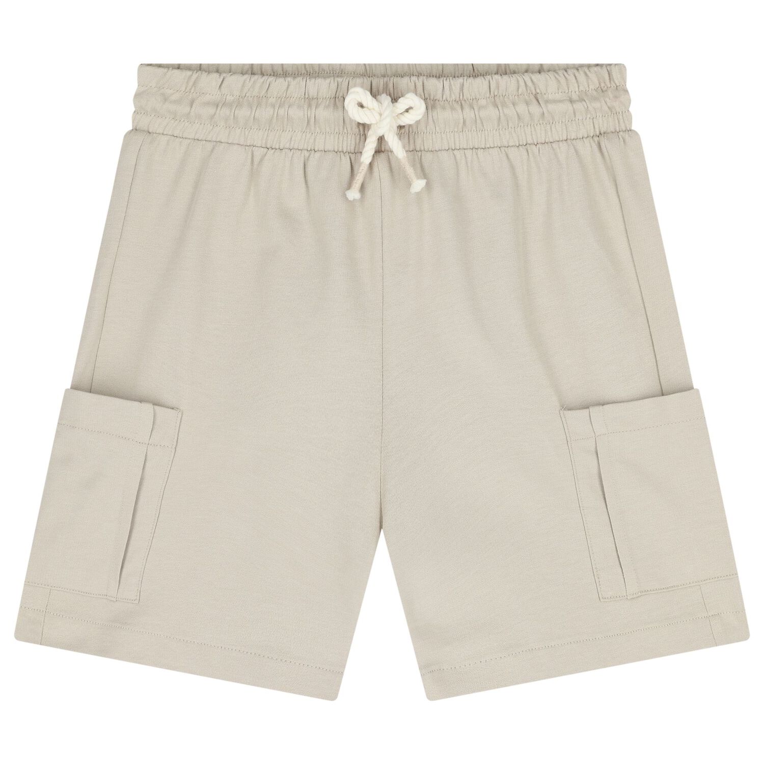 طقم شورت للأولاد باللون العاجي والبيج, 1, hi-res