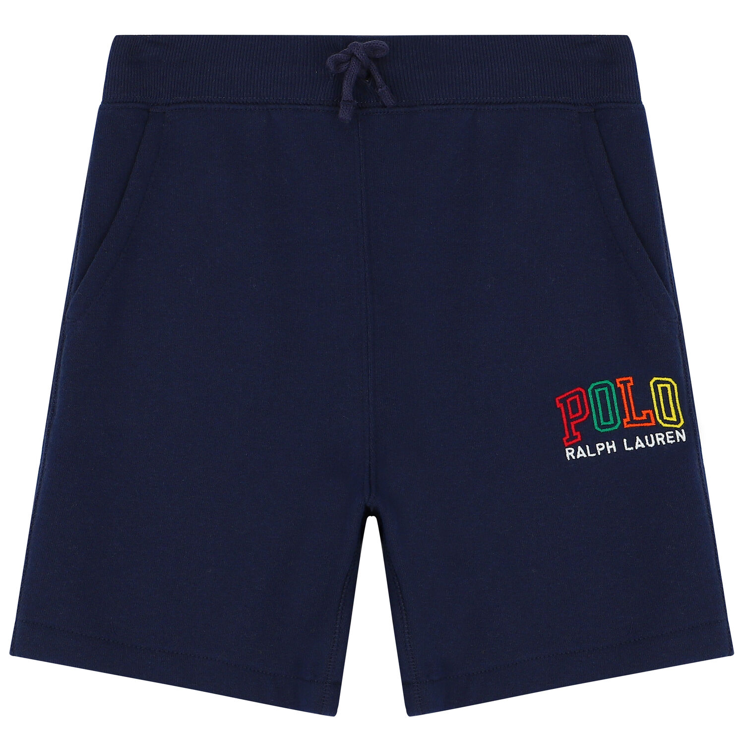 Boys Navy Blue Logo Shorts, 1, hi-res image number null