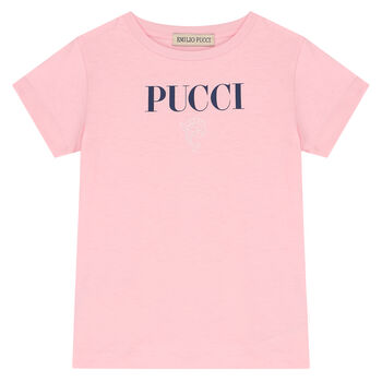 Girls Pink Logo T-Shirt