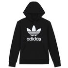Black Logo Hooded Top, 1, hi-res