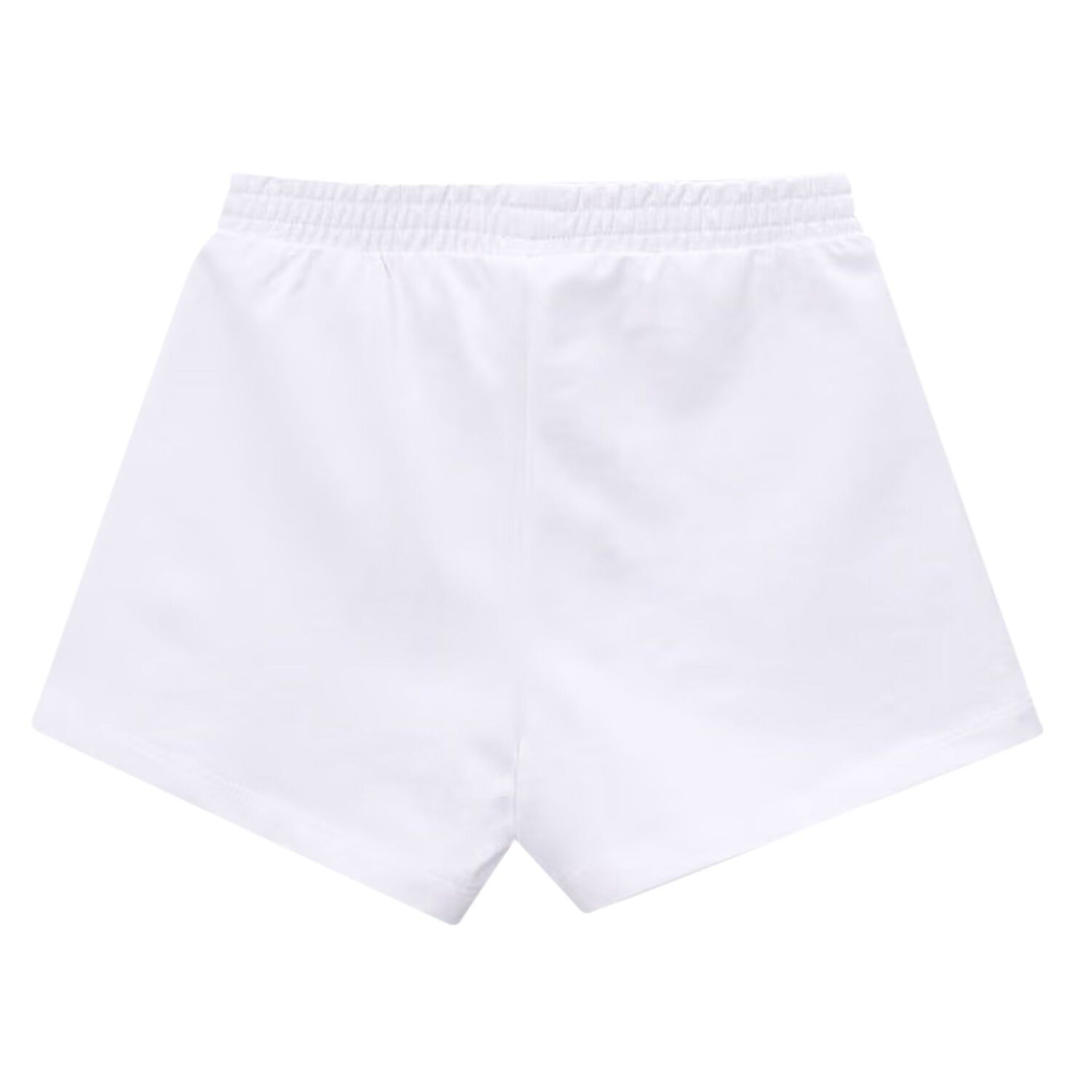 Girls White Shorts, 4, hi-res