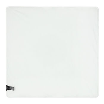 White Logo Baby Blanket