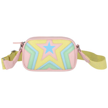 Girls Pink & Multicolor Star Bag