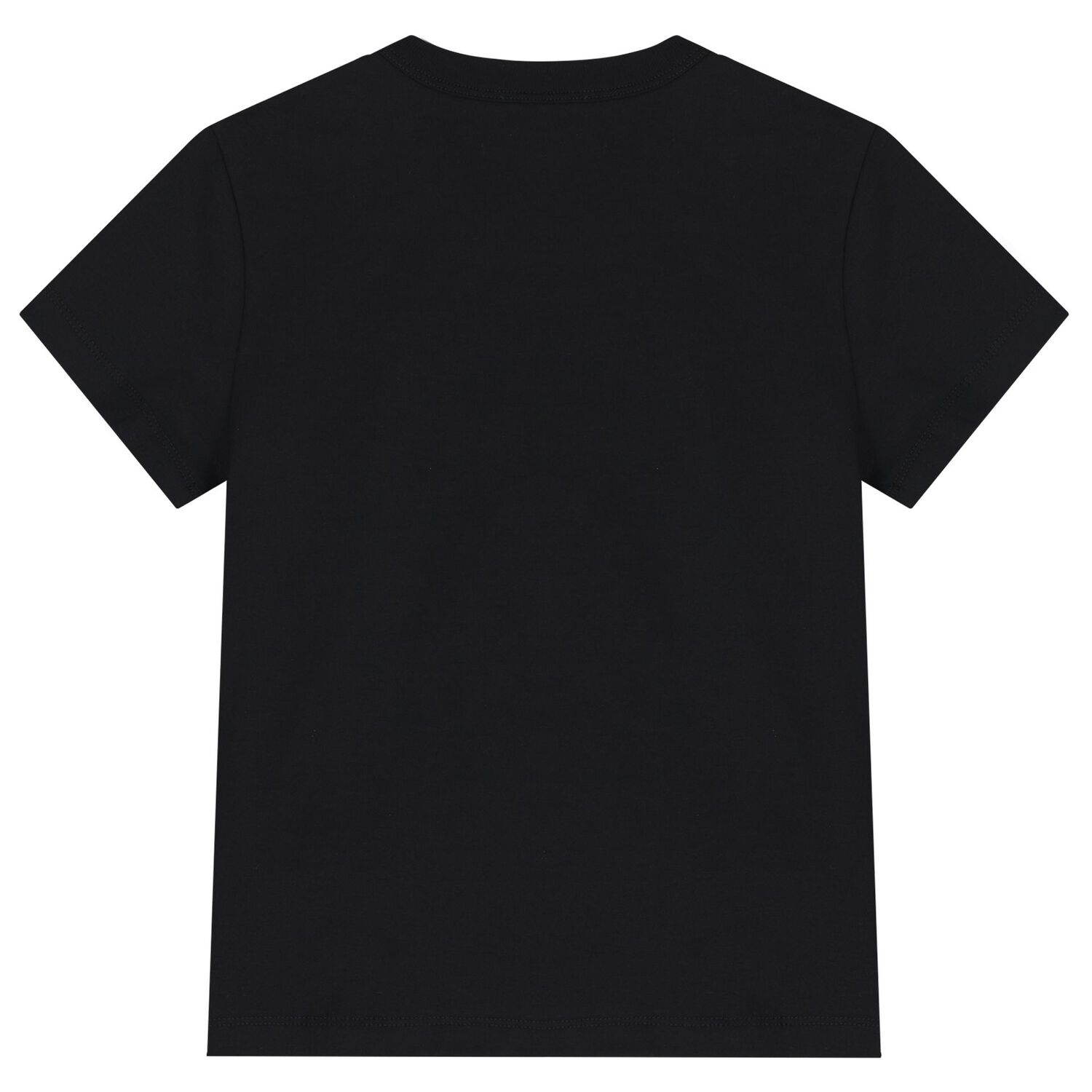 Girls Black Logo T-Shirt, 1, hi-res