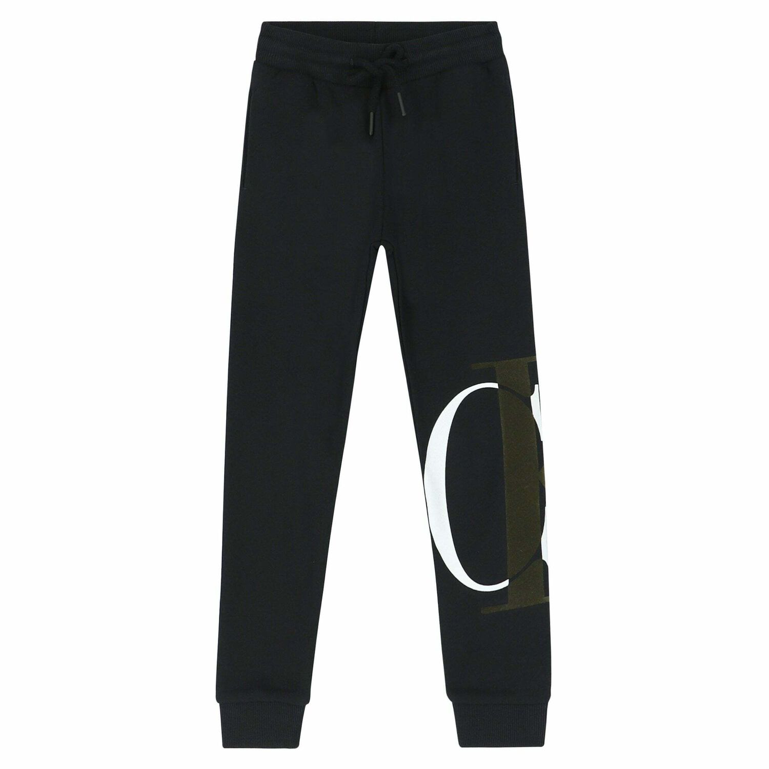 Boys Black Logo Joggers, 1, hi-res