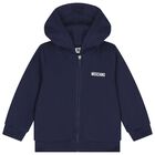 Younger Navy Blue Teddy Bear Logo Tracksuit, 2, hi-res