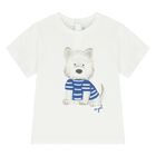 Younger Boys Ivory Puppy T-Shirt , 2, hi-res